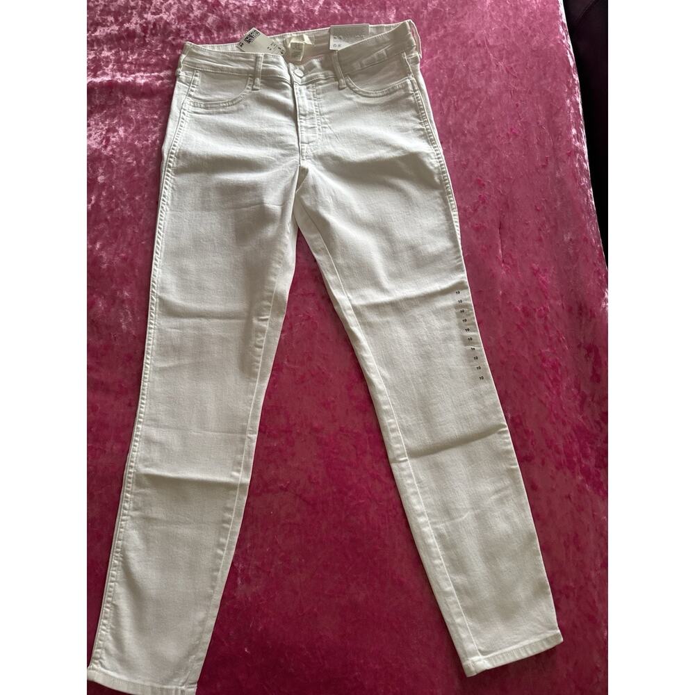 NWT H&M White Jeans Skinny Cigarette Women's US 10